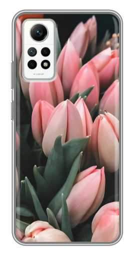 Чехол с печатью "Букет тюльпанов" для Xiaomi Redmi Note 12 Pro (4g)