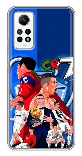 Чехол с картинкой "CR7" для Xiaomi Redmi Note 12 Pro (4g)