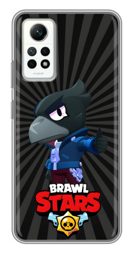 Чехол с картинкой "Crow Brawl Stars" для Xiaomi Redmi Note 12 Pro (4g)