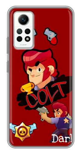 Силиконовый чехол с изображением "Dark Colt" для Xiaomi Redmi Note 12 Pro (4g)