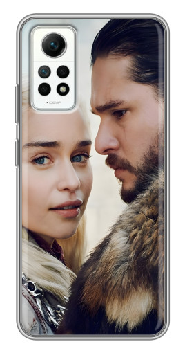 Чехол с принтом "Дейнерис и Сноу" для Xiaomi Redmi Note 12 Pro (4g)