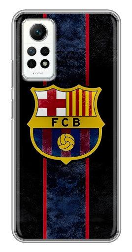 Силиконовый чехол с изображением "FCB" для Xiaomi Redmi Note 12 Pro (4g)