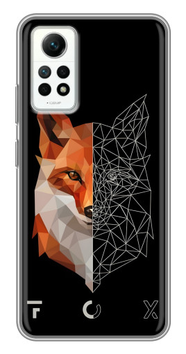 Чехол с принтом "Fox" для Xiaomi Redmi Note 12 Pro (4g)