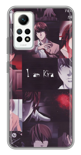 Чехол с принтом "I am Kira" для Xiaomi Redmi Note 12 Pro (4g)
