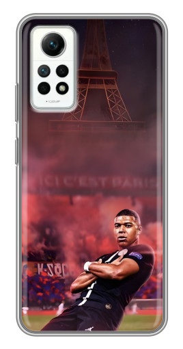 Чехол с печатью "Король ПСЖ Мбаппе" для Xiaomi Redmi Note 12 Pro (4g)