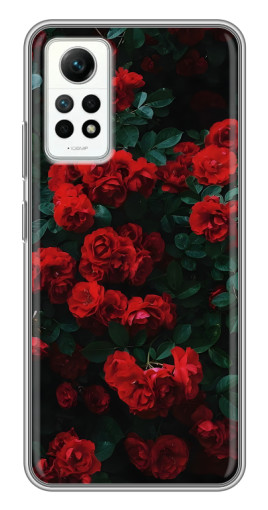 Чехол с печатью "Красные розы" для Xiaomi Redmi Note 12 Pro (4g)