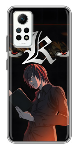 Чехол с печатью "Лайт Ягами Death Note" для Xiaomi Redmi Note 12 Pro (4g)