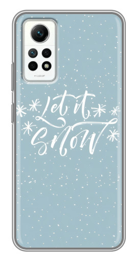 Чехол с картинкой "Let it Snow" для Xiaomi Redmi Note 12 Pro (4g)