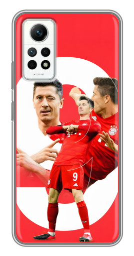 Чехол с печатью "Левандовски" для Xiaomi Redmi Note 12 Pro (4g)