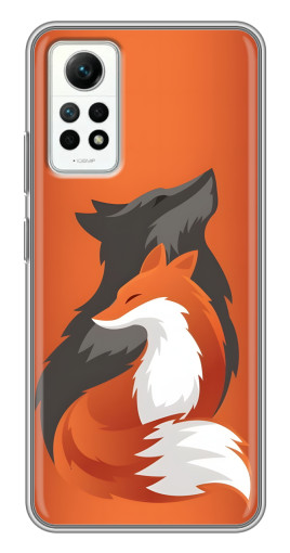 Чехол с картинкой "Лиса ART" для Xiaomi Redmi Note 12 Pro (4g)