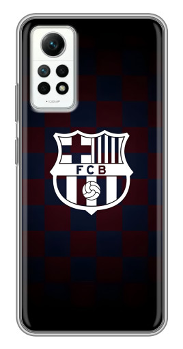 Чехол с принтом "Лого FCB" для Xiaomi Redmi Note 12 Pro (4g)