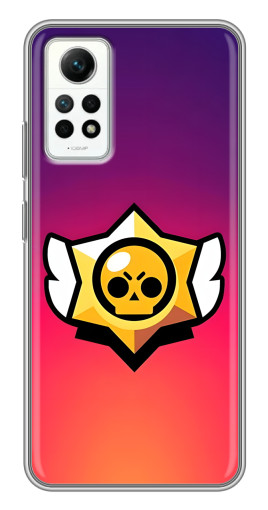 Чехол с печатью "Логотип Brawl Stars" для Xiaomi Redmi Note 12 Pro (4g)