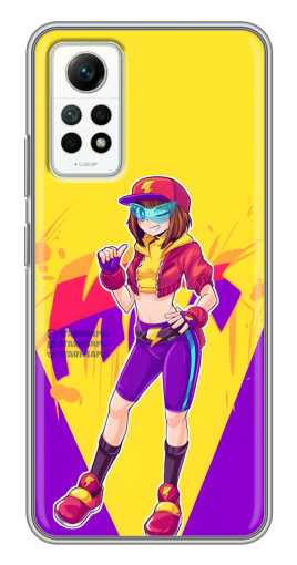 Силиконовый чехол с изображением "Макс Бравл Старс" для Xiaomi Redmi Note 12 Pro (4g)
