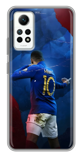 Чехол с печатью "Мбаппе в Франции" для Xiaomi Redmi Note 12 Pro (4g)