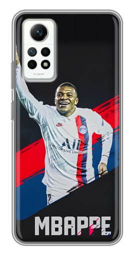 Чехол с картинкой "Mbappe в ПСЖ" для Xiaomi Redmi Note 12 Pro (4g)