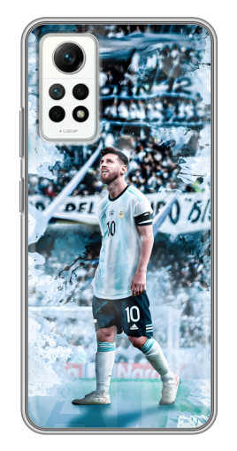 Чехол с принтом "Месси в Аргентине" для Xiaomi Redmi Note 12 Pro (4g)