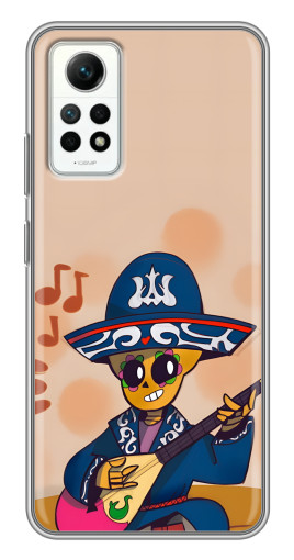 Чехол с картинкой "Музыкант Poco" для Xiaomi Redmi Note 12 Pro (4g)