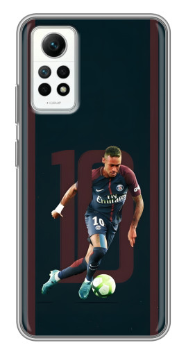 Чехол с печатью "Неймар 10" для Xiaomi Redmi Note 12 Pro (4g)