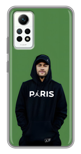 Чехол с картинкой "Неймар Paris" для Xiaomi Redmi Note 12 Pro (4g)