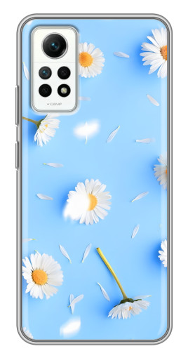 Чехол с принтом "Ромашковый фон" для Xiaomi Redmi Note 12 Pro (4g)