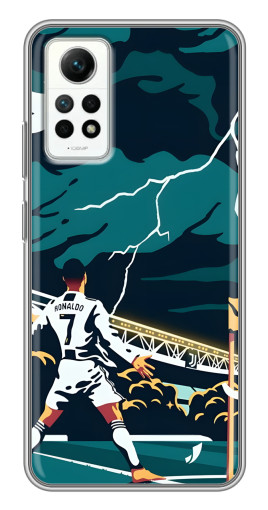 Чехол с печатью "Ronaldo празднование" для Xiaomi Redmi Note 12 Pro (4g)