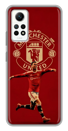 Чехол с картинкой "Ronaldo в МЮ" для Xiaomi Redmi Note 12 Pro (4g)