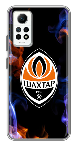 Силиконовый чехол с изображением "Шахтер в огне" для Xiaomi Redmi Note 12 Pro (4g)