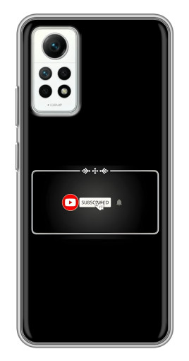 Чехол с печатью "subscribed" для Xiaomi Redmi Note 12 Pro (4g)