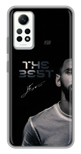 Силиконовый чехол с изображением "The Best Messi" для Xiaomi Redmi Note 12 Pro (4g)