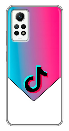 Чехол с картинкой "Tiktok Logo" для Xiaomi Redmi Note 12 Pro (4g)