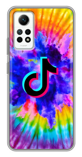 Чехол с картинкой "TikTok в красках" для Xiaomi Redmi Note 12 Pro (4g)