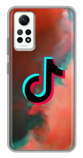 Чехол с принтом "ТикТок в тучах" для Xiaomi Redmi Note 12 Pro (4g)