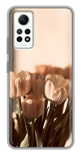 Силиконовый чехол с изображением "Тюльпаны на солнце" для Xiaomi Redmi Note 12 Pro (4g)