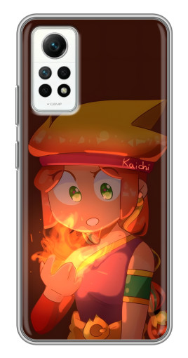 Чехол с принтом "Удивлённая Амбер" для Xiaomi Redmi Note 12 Pro (4g)