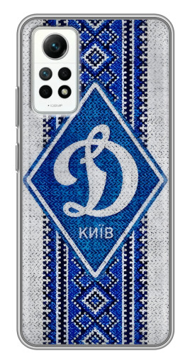 Чехол с картинкой "Вышиванка Динамо" для Xiaomi Redmi Note 12 Pro (4g)