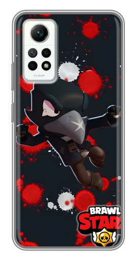 Чехол с печатью "Ворон Бравл Старс" для Xiaomi Redmi Note 12 Pro (4g)