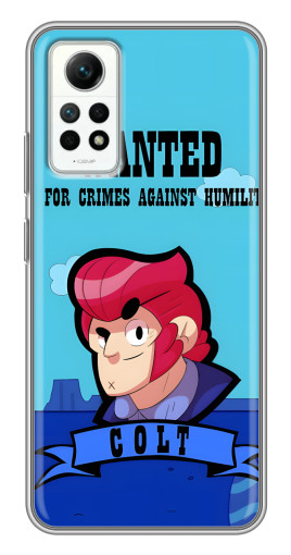 Чехол с печатью "WANTED COLT" для Xiaomi Redmi Note 12 Pro (4g)