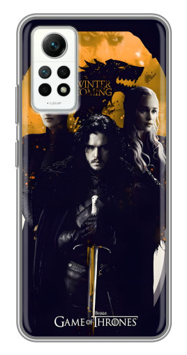 Чехол с принтом "Winter Coming" для Xiaomi Redmi Note 12 Pro (4g)