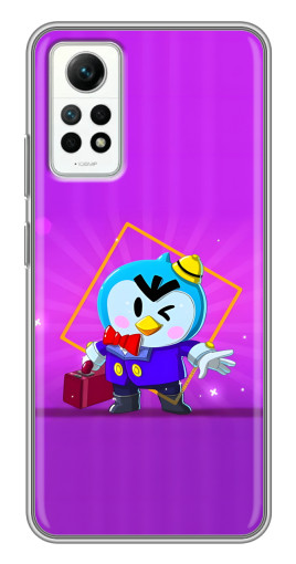 Чехол с картинкой "Яркий пингвин" для Xiaomi Redmi Note 12 Pro (4g)