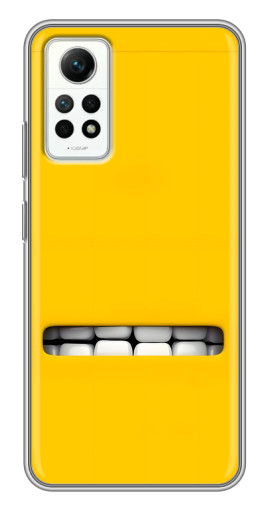 Силиконовый чехол с изображением "Зубы миньона" для Xiaomi Redmi Note 12 Pro (4g)