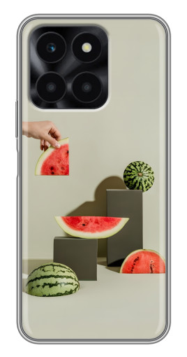 Силиконовый чехол с изображением "Арт Арбузы" для Huawei Honor X6a