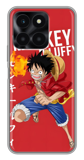 Чехол с картинкой "Атакующий D Luffy" для Huawei Honor X6a
