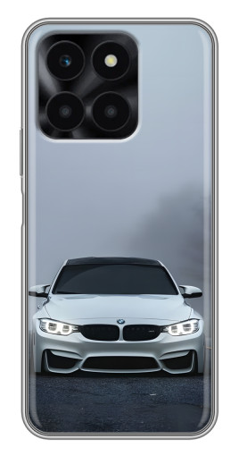 Силиконовый чехол с изображением "БМВ в тумане" для Huawei Honor X6a