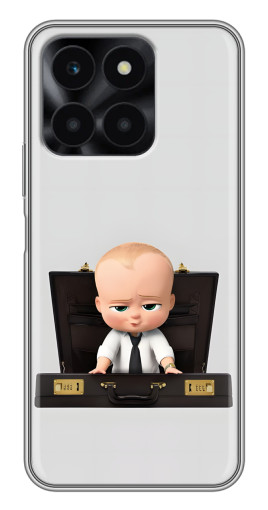 Чехол с печатью "Босс с чемоданом" для Huawei Honor X6a
