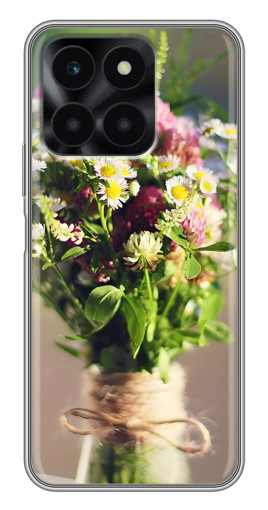 Чехол с печатью "Букет полевых цветов" для Huawei Honor X6a