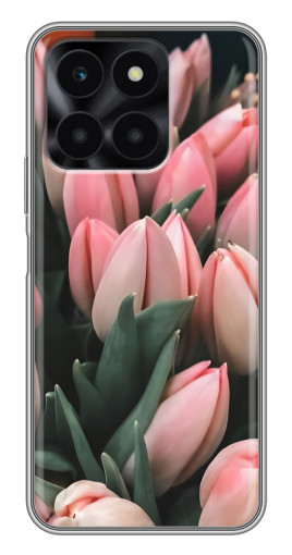 Силиконовый чехол с изображением "Букет тюльпанов" для Huawei Honor X6a