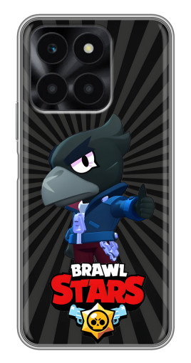 Чехол с печатью "Crow Brawl Stars" для Huawei Honor X6a