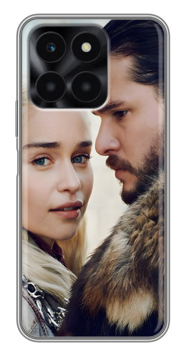 Чехол с печатью "Дейнерис и Сноу" для Huawei Honor X6a