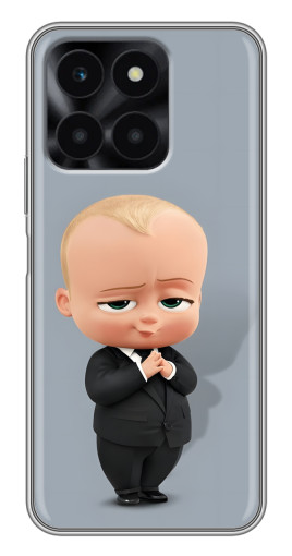 Силиконовый чехол с изображением "Деловой ребенок" для Huawei Honor X6a