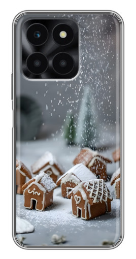 Чехол с печатью "Домики из пряников" для Huawei Honor X6a
